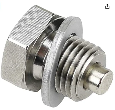 M14 x 1,5 mm de aço inoxidável do motor de drenagem de óleo magnético-compatível com Can-Am
