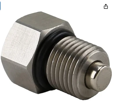 Plugue de drenagem de óleo magnético de aço inoxidável para Harley Davidson\/Buell